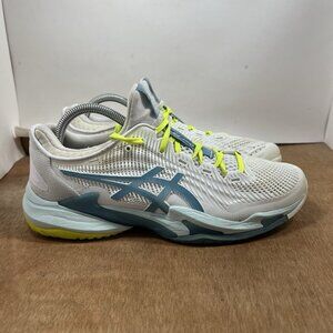 Asics Court FF 3 Women Size 9.5 Tennis Shoes White Soothing Sea Cushioned